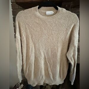 Dreamers Cream Cozy Crewneck Sweater